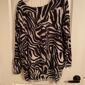 Animal print tunic